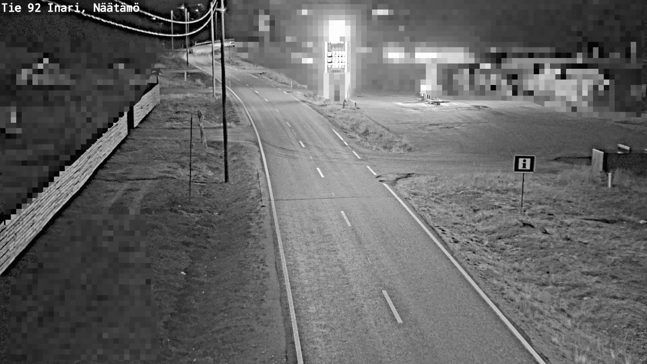 Kelikamerat Kuva Tie 92 Inari, Näätämö, Inari, Lappi