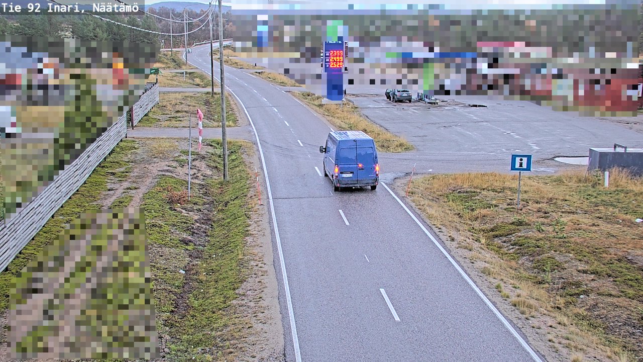 Kelikamerat Kuva Tie 92 Inari, Näätämö, Inari, Lappi