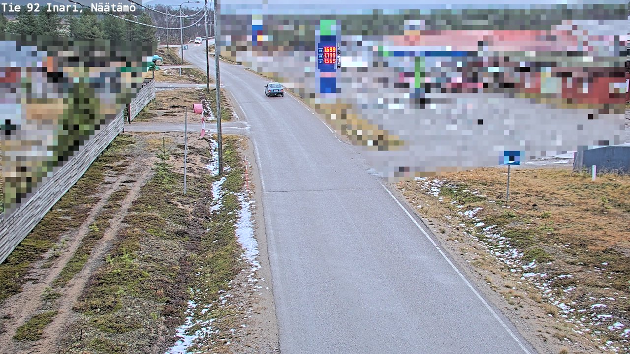 Kelikamerat Kuva Tie 92 Inari, Näätämö, Inari, Lappi