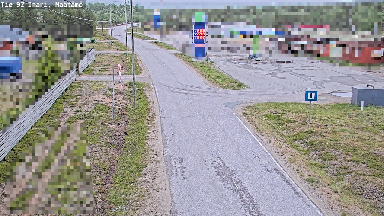 Kelikamerat Kuva Tie 92 Inari, Näätämö, Inari, Lappi