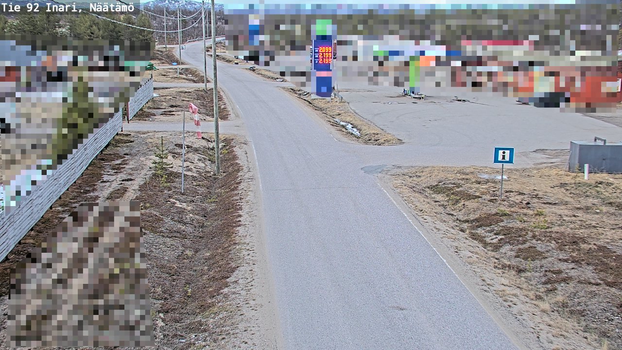 Kelikamerat Kuva Tie 92 Inari, Näätämö, Inari, Lappi