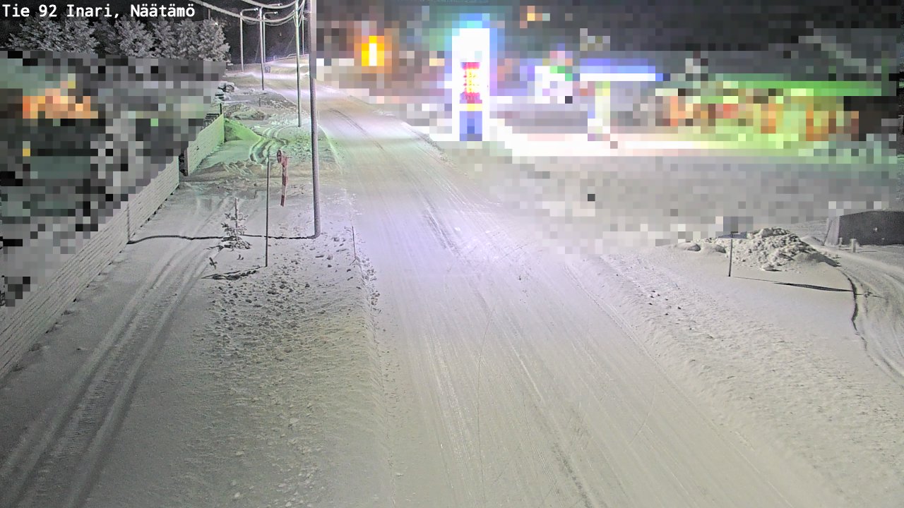 Kelikamerat Kuva Tie 92 Inari, Näätämö, Inari, Lappi