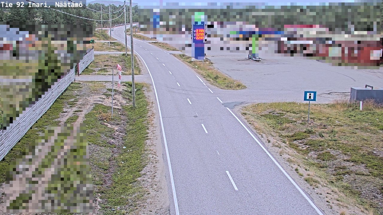 Kelikamerat Kuva Tie 92 Inari, Näätämö, Inari, Lappi