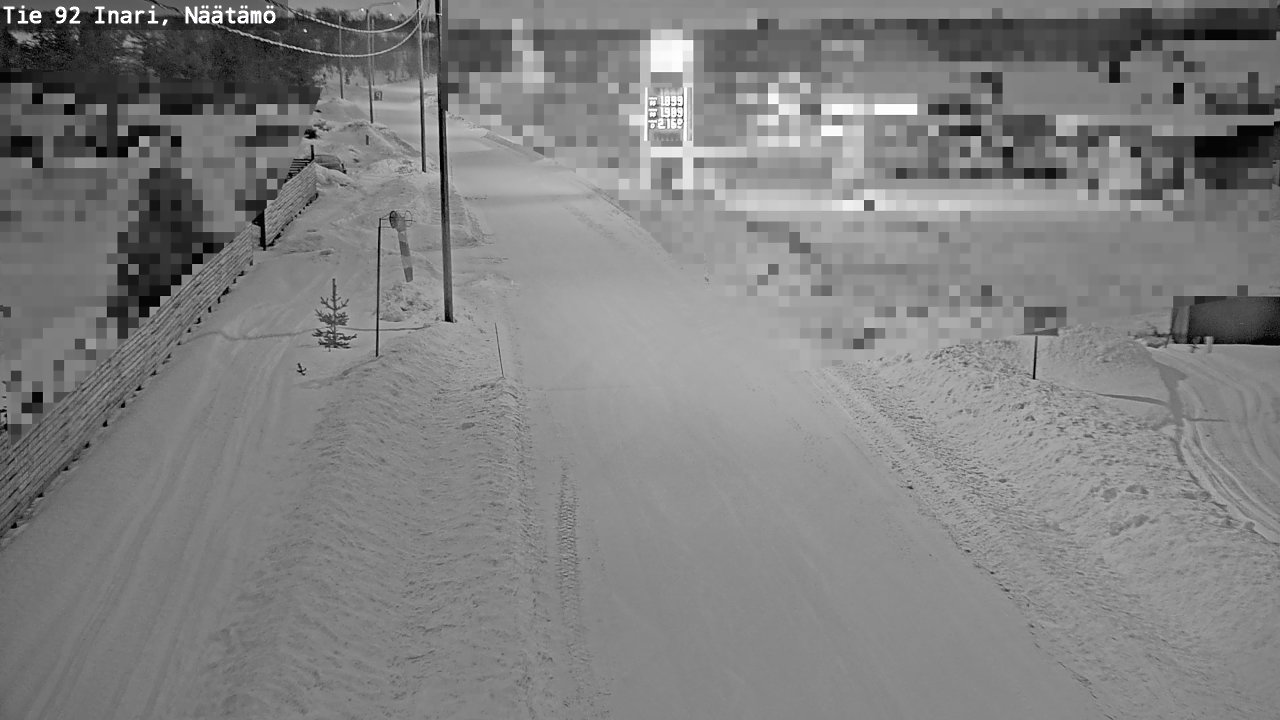 Kelikamerat Kuva Tie 92 Inari, Näätämö, Inari, Lappi