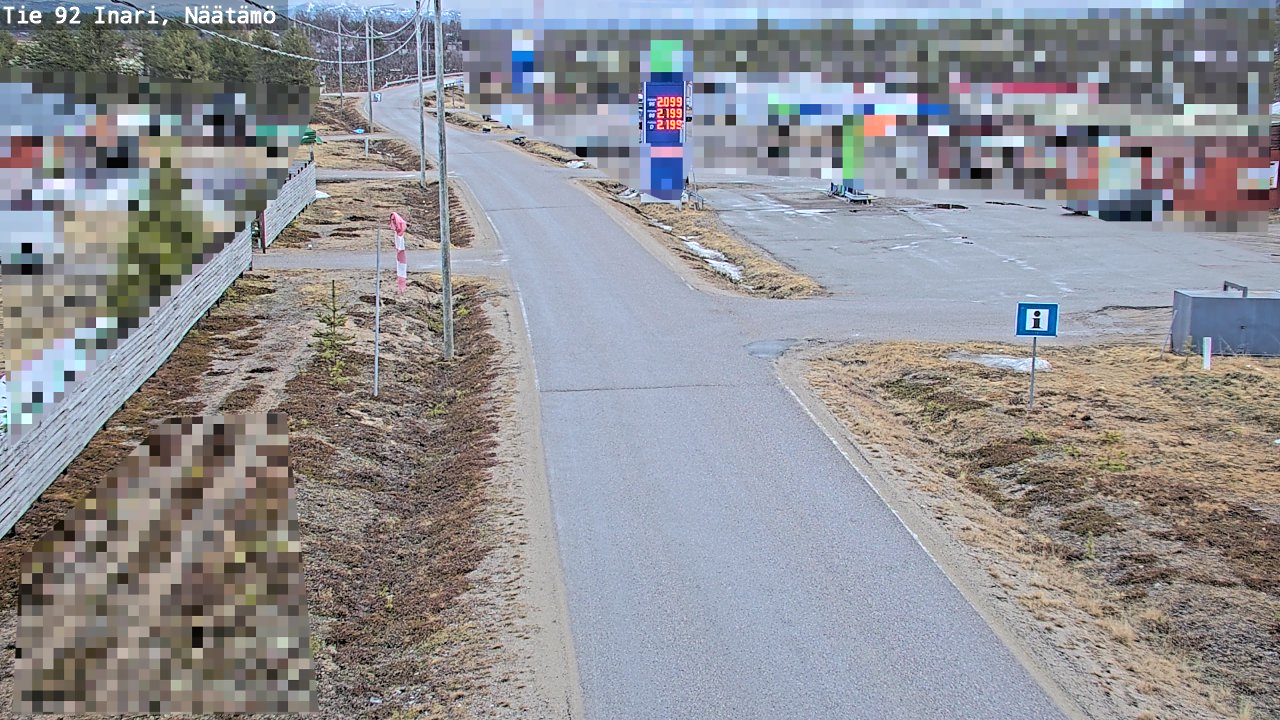 Kelikamerat Kuva Tie 92 Inari, Näätämö, Inari, Lappi