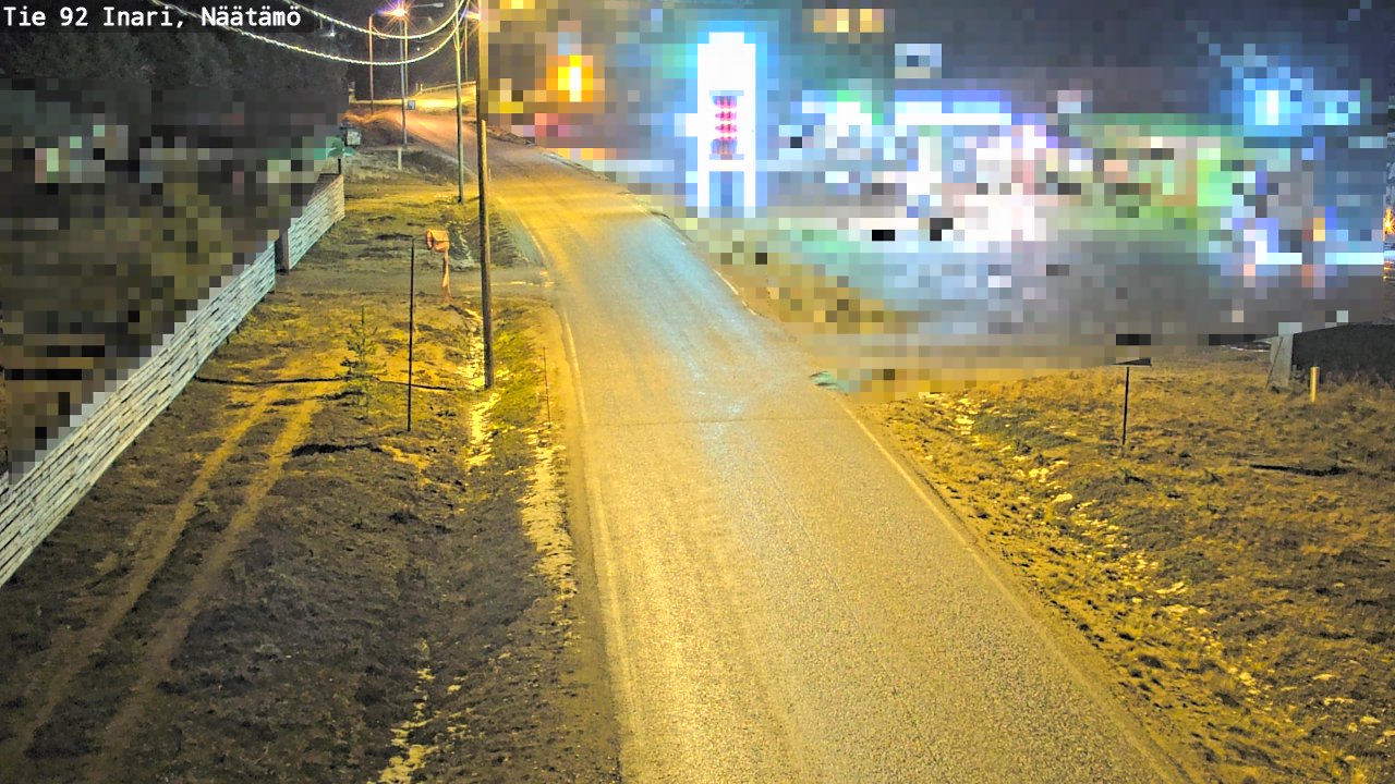 Kelikamerat Kuva Tie 92 Inari, Näätämö, Inari, Lappi