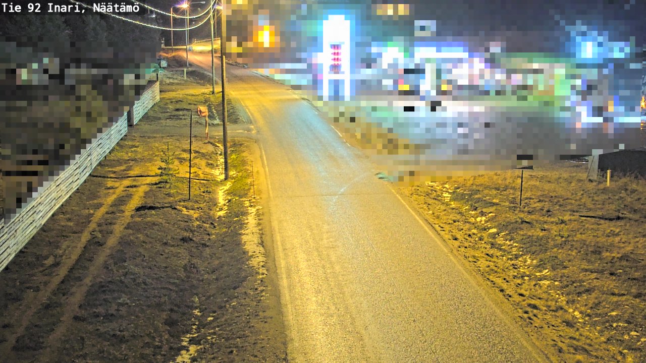 Kelikamerat Kuva Tie 92 Inari, Näätämö, Inari, Lappi