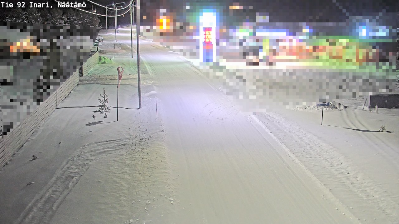 Weather Camera Image Road 92 Inari, Näätämö, Inari, Lappi