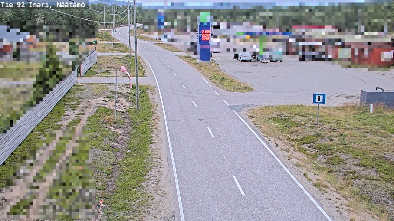 Kelikamerat Kuva Tie 92 Inari, Näätämö, Inari, Lappi