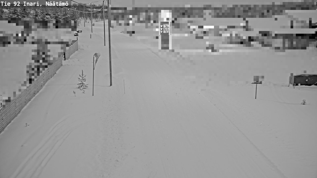 Weather Camera Image Road 92 Inari, Näätämö, Inari, Lappi