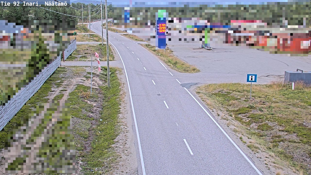 Kelikamerat Kuva Tie 92 Inari, Näätämö, Inari, Lappi