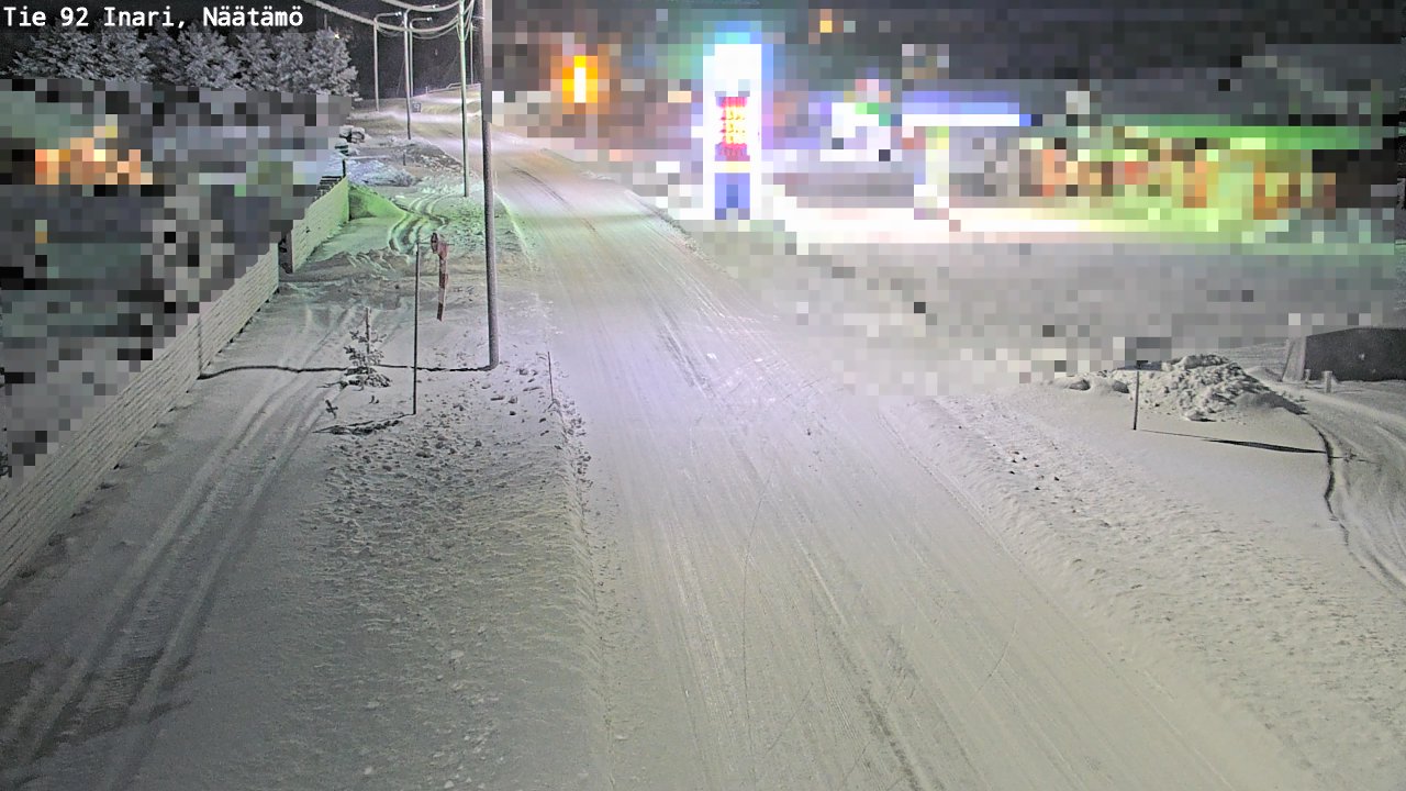 Kelikamerat Kuva Tie 92 Inari, Näätämö, Inari, Lappi