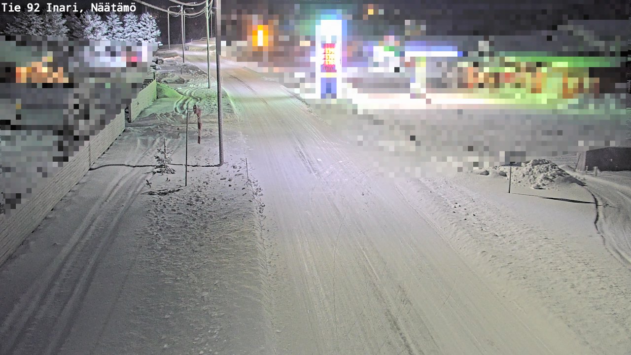 Kelikamerat Kuva Tie 92 Inari, Näätämö, Inari, Lappi