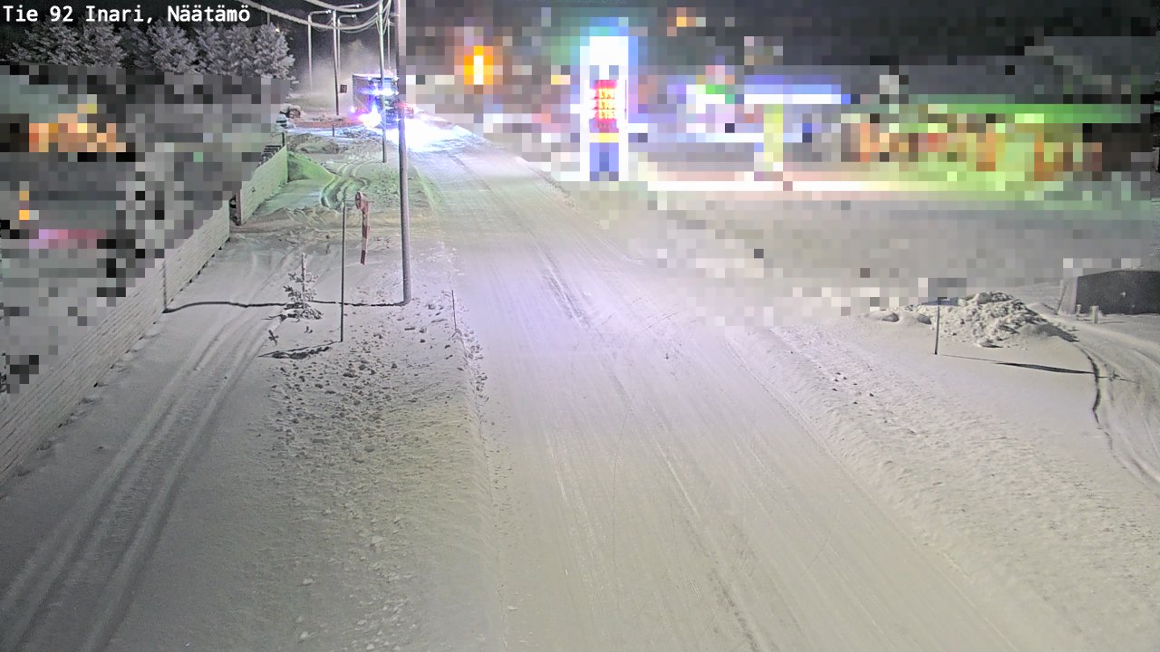 Kelikamerat Kuva Tie 92 Inari, Näätämö, Inari, Lappi