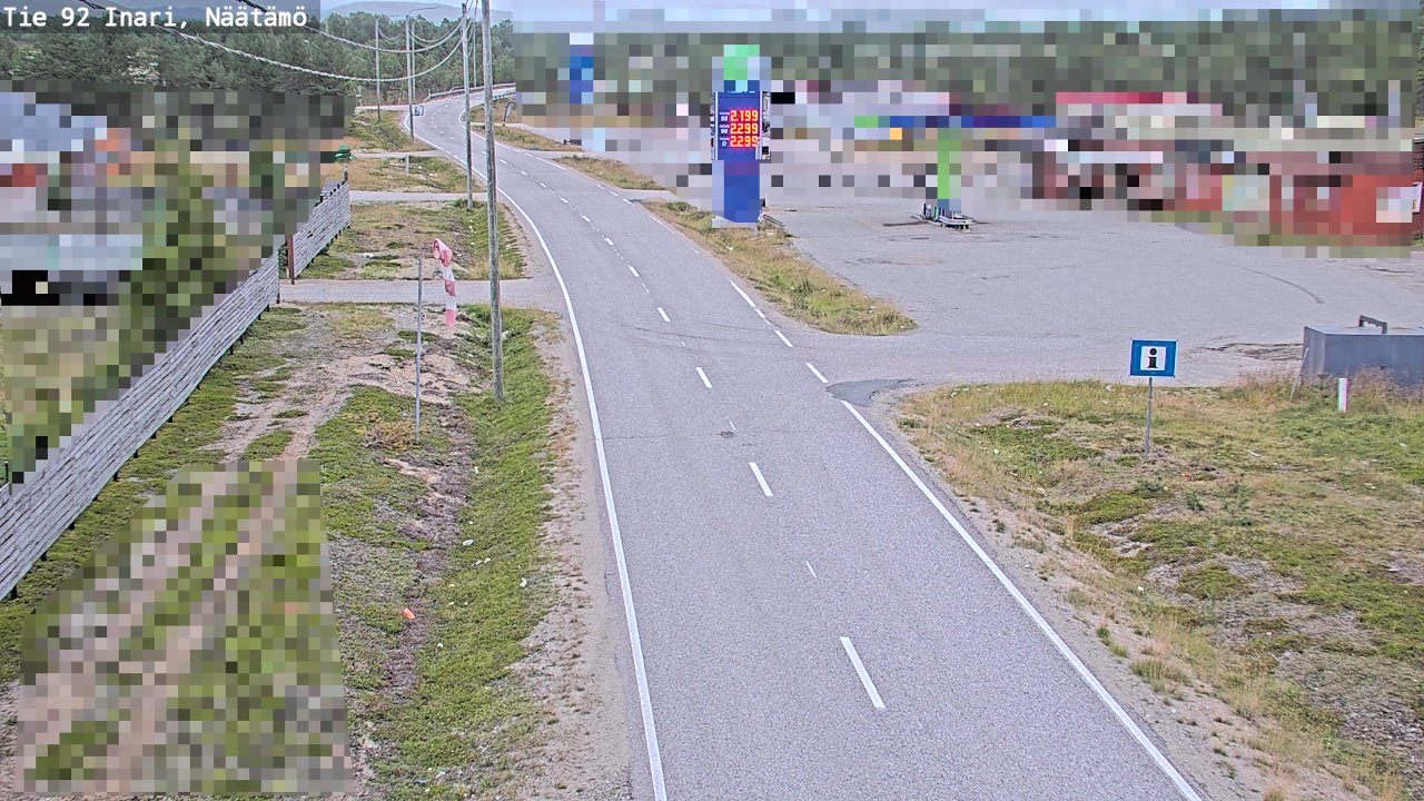Kelikamerat Kuva Tie 92 Inari, Näätämö, Inari, Lappi