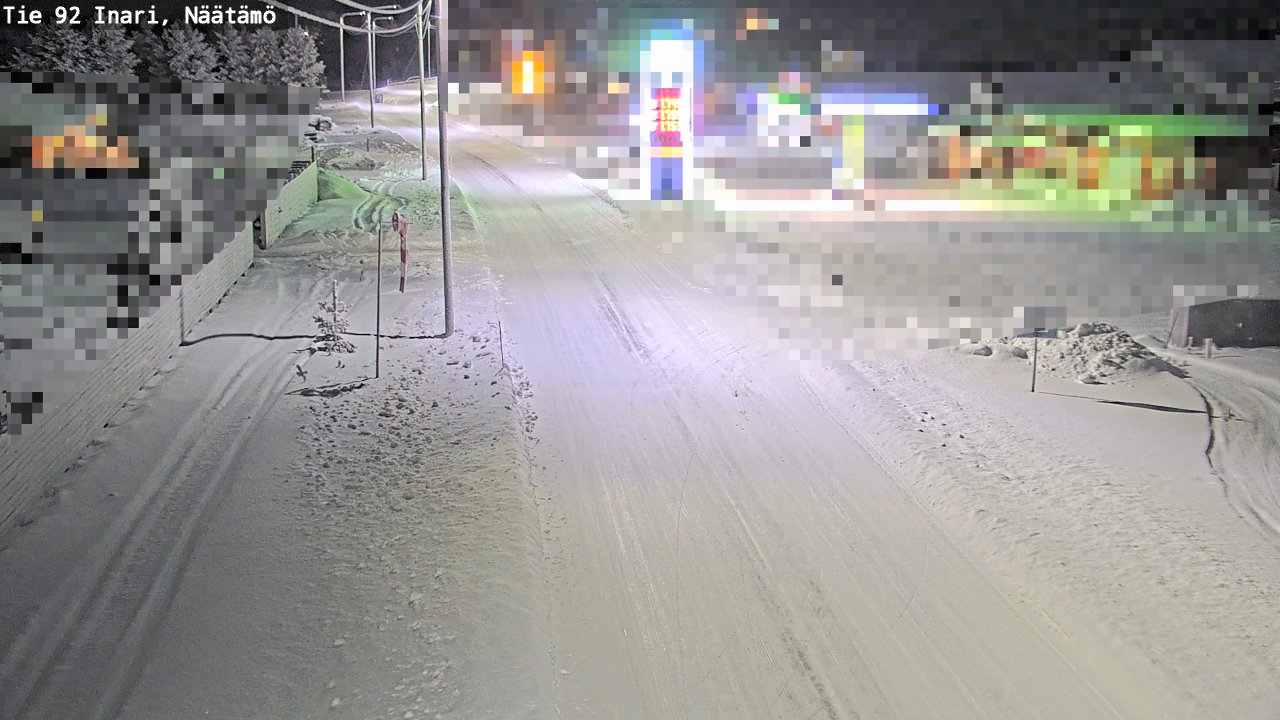Kelikamerat Kuva Tie 92 Inari, Näätämö, Inari, Lappi
