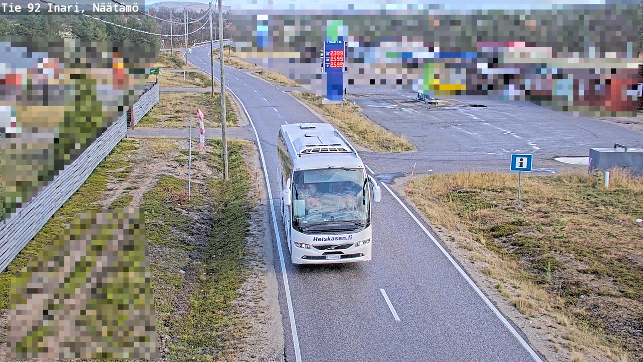 Kelikamerat Kuva Tie 92 Inari, Näätämö, Inari, Lappi