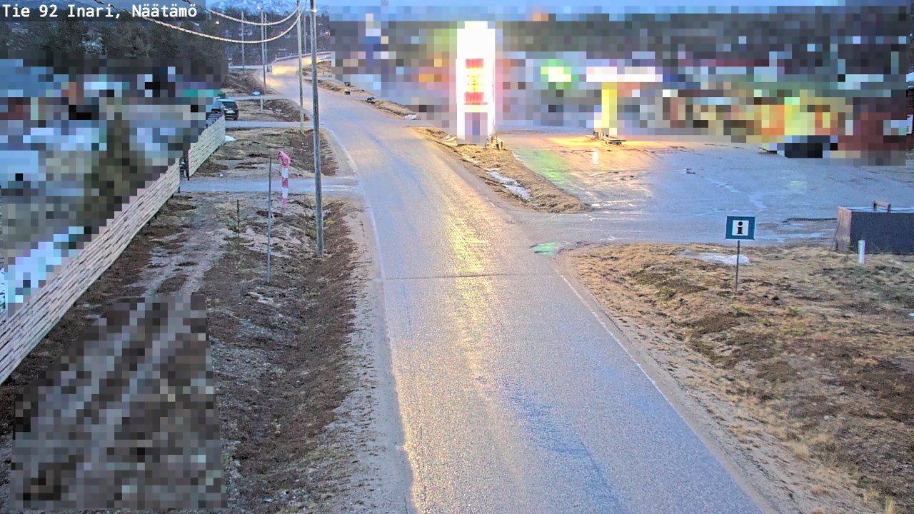 Kelikamerat Kuva Tie 92 Inari, Näätämö, Inari, Lappi