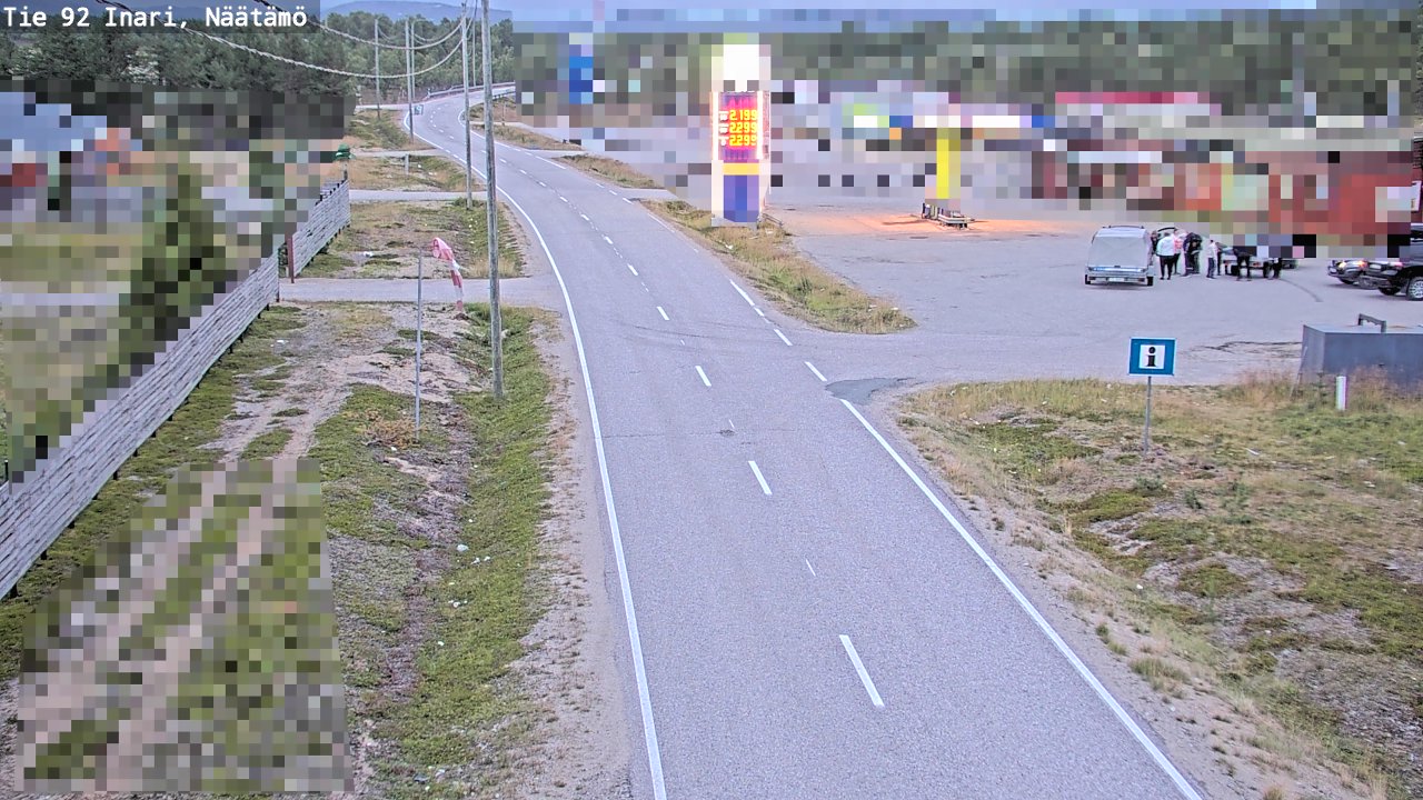 Kelikamerat Kuva Tie 92 Inari, Näätämö, Inari, Lappi