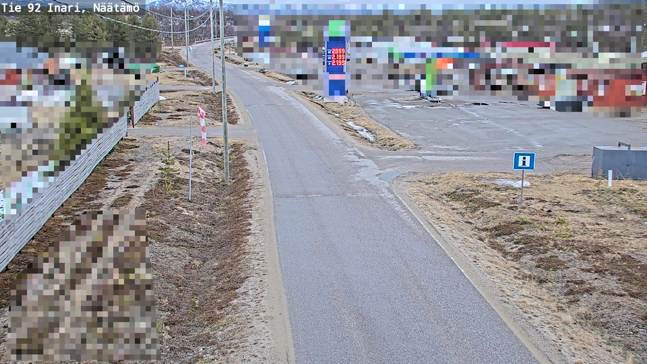 Kelikamerat Kuva Tie 92 Inari, Näätämö, Inari, Lappi