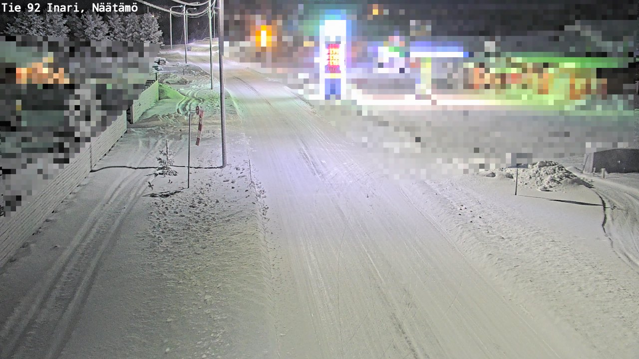 Kelikamerat Kuva Tie 92 Inari, Näätämö, Inari, Lappi