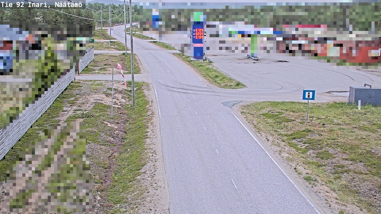 Kelikamerat Kuva Tie 92 Inari, Näätämö, Inari, Lappi