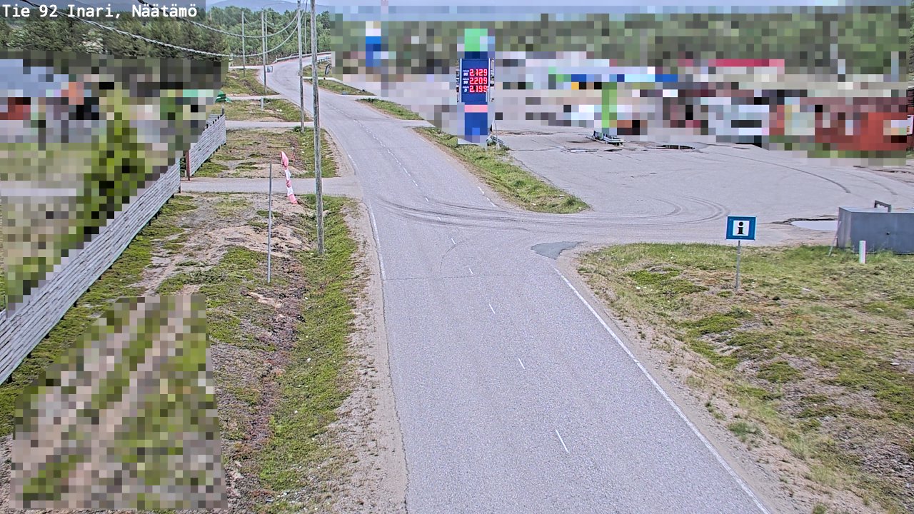 Kelikamerat Kuva Tie 92 Inari, Näätämö, Inari, Lappi