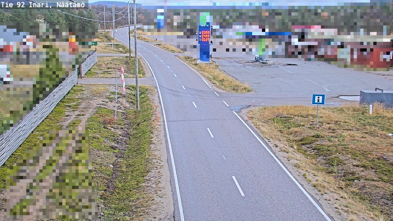 Kelikamerat Kuva Tie 92 Inari, Näätämö, Inari, Lappi