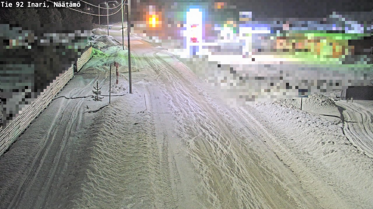 Kelikamerat Kuva Tie 92 Inari, Näätämö, Inari, Lappi