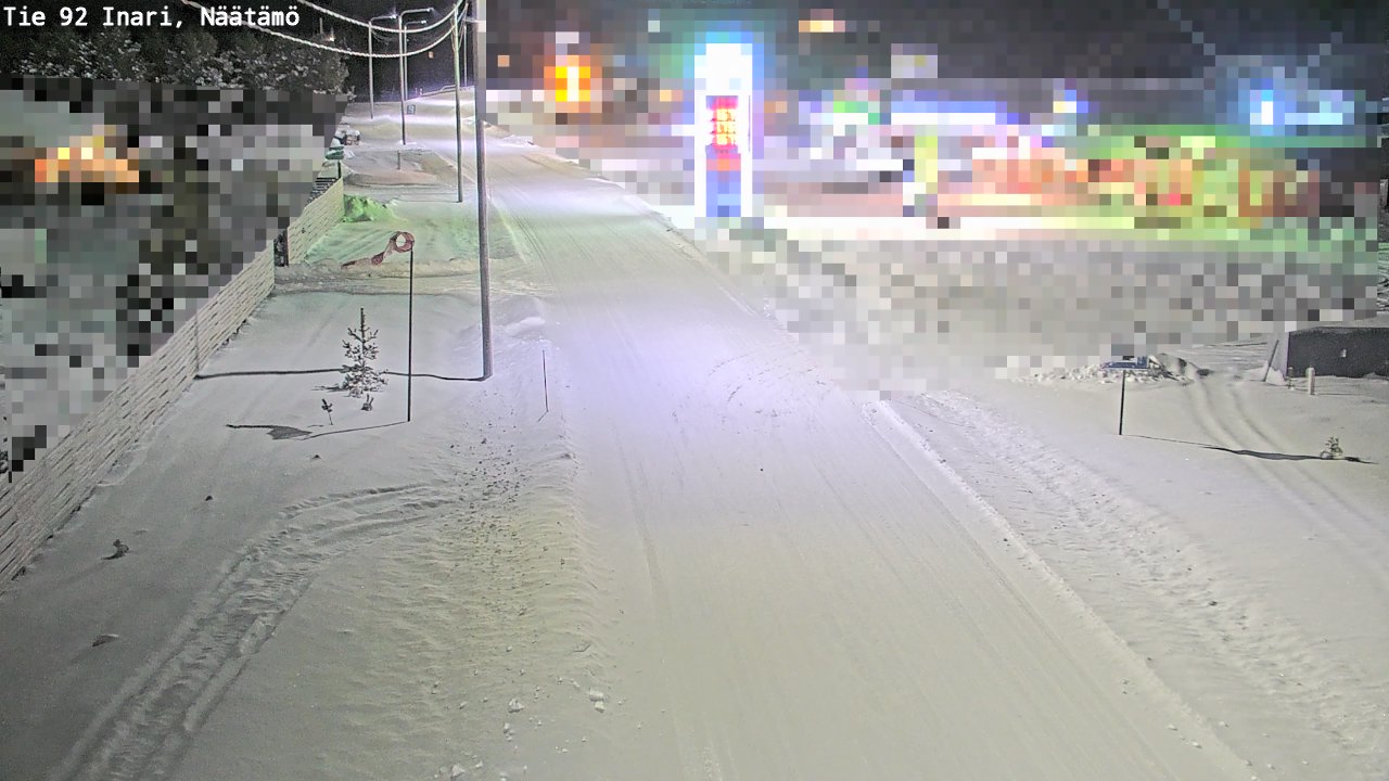 Weather Camera Image Road 92 Inari, Näätämö, Inari, Lappi