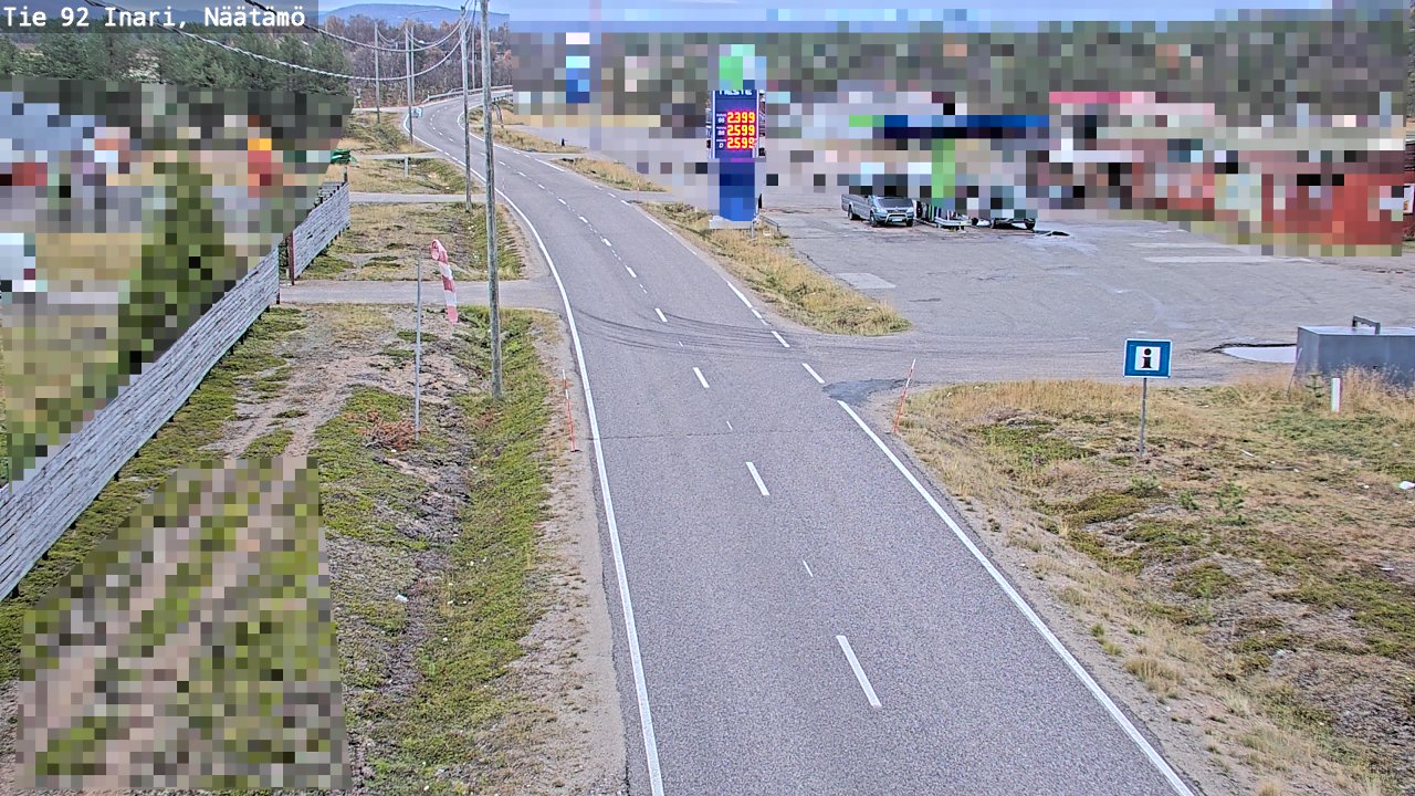 Kelikamerat Kuva Tie 92 Inari, Näätämö, Inari, Lappi