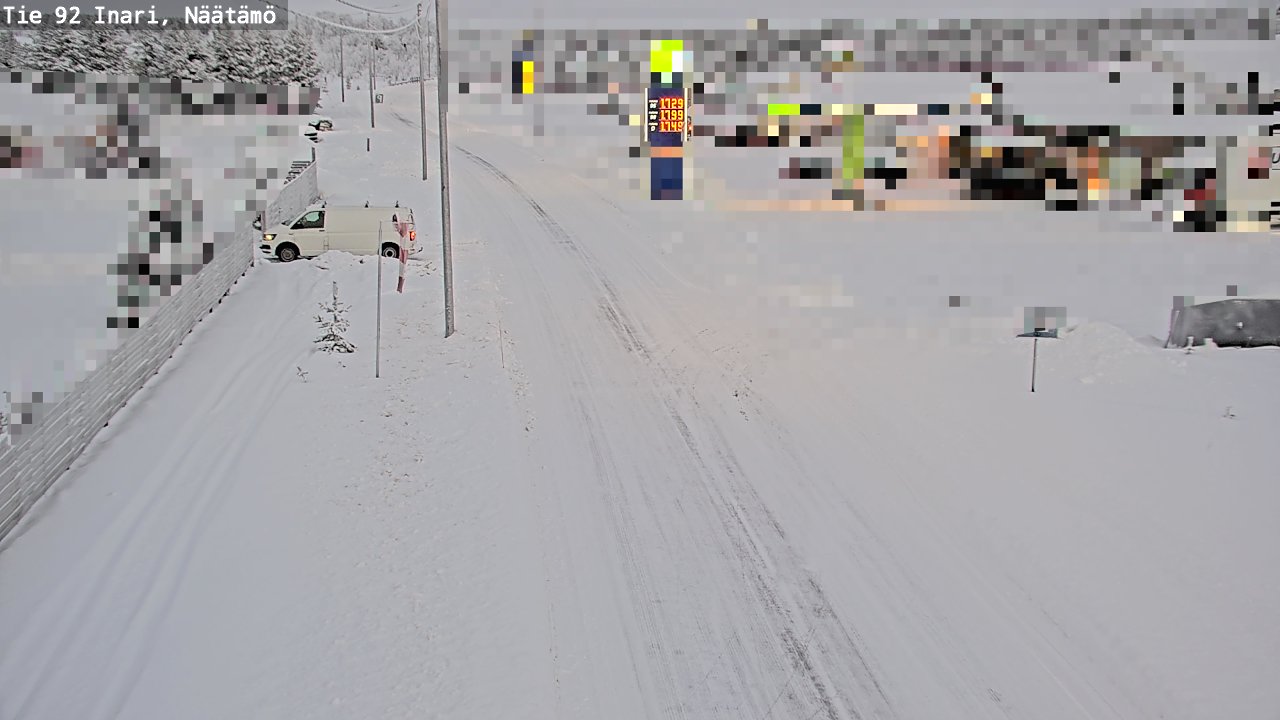Kelikamerat Kuva Tie 92 Inari, Näätämö, Inari, Lappi