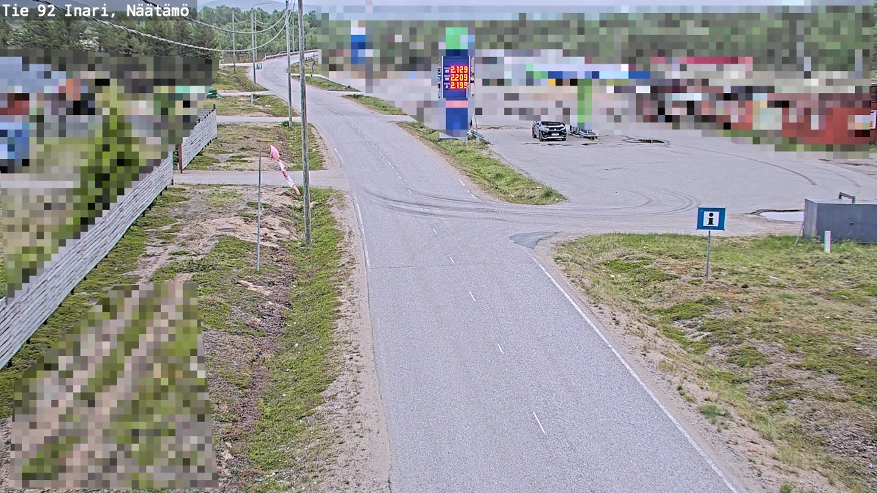 Kelikamerat Kuva Tie 92 Inari, Näätämö, Inari, Lappi