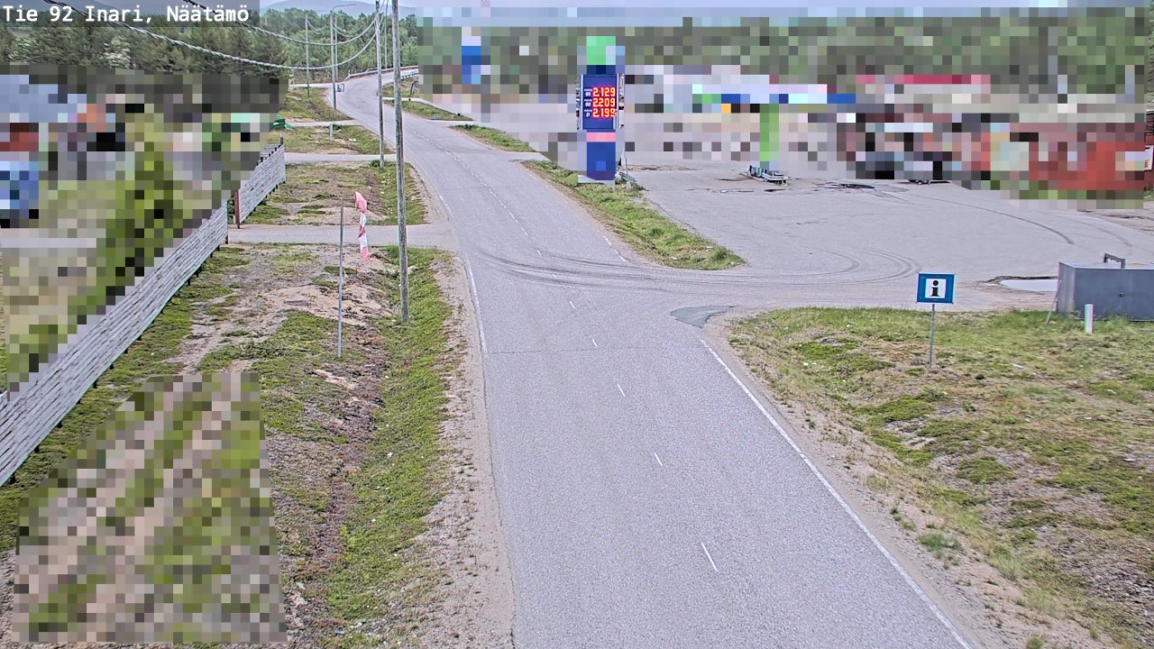Kelikamerat Kuva Tie 92 Inari, Näätämö, Inari, Lappi