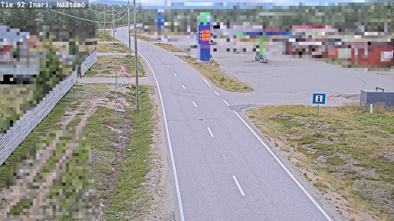 Kelikamerat Kuva Tie 92 Inari, Näätämö, Inari, Lappi