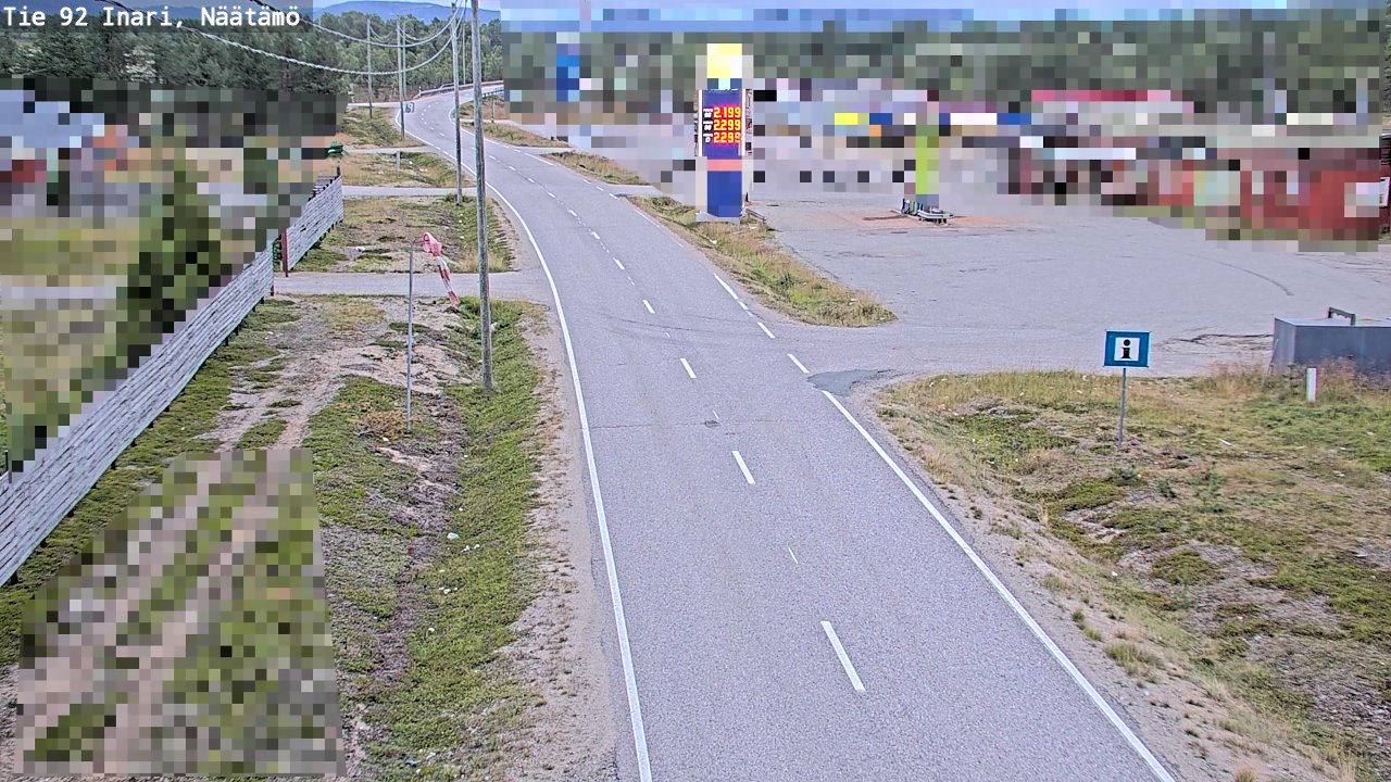 Weather Camera Image Road 92 Inari, Näätämö, Inari, Lappi