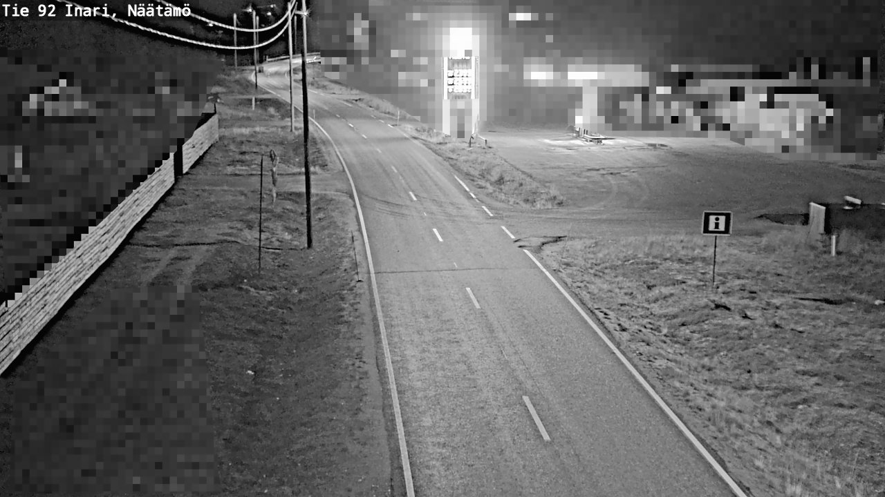 Kelikamerat Kuva Tie 92 Inari, Näätämö, Inari, Lappi