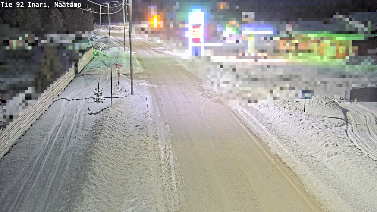 Kelikamerat Kuva Tie 92 Inari, Näätämö, Inari, Lappi