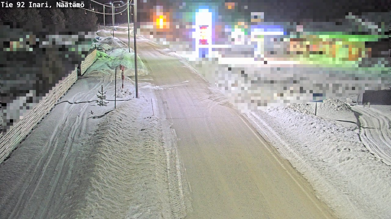 Kelikamerat Kuva Tie 92 Inari, Näätämö, Inari, Lappi