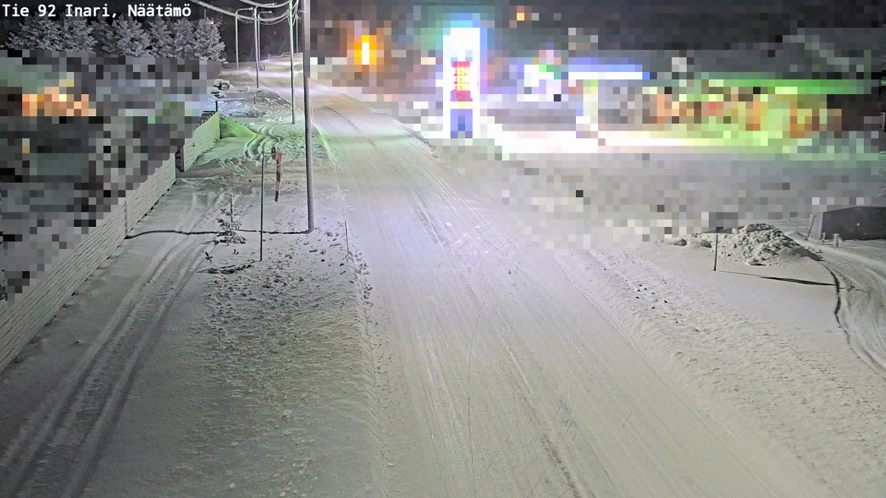 Kelikamerat Kuva Tie 92 Inari, Näätämö, Inari, Lappi