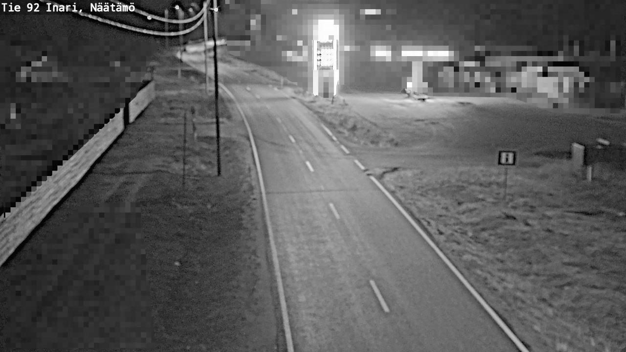 Kelikamerat Kuva Tie 92 Inari, Näätämö, Inari, Lappi
