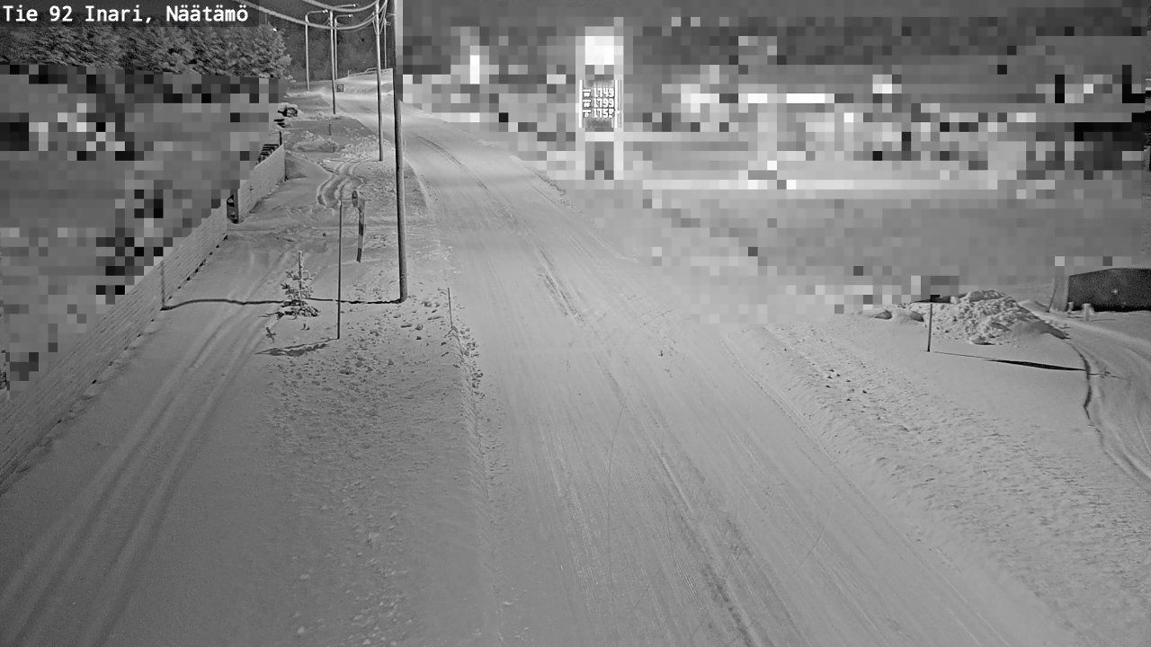 Kelikamerat Kuva Tie 92 Inari, Näätämö, Inari, Lappi