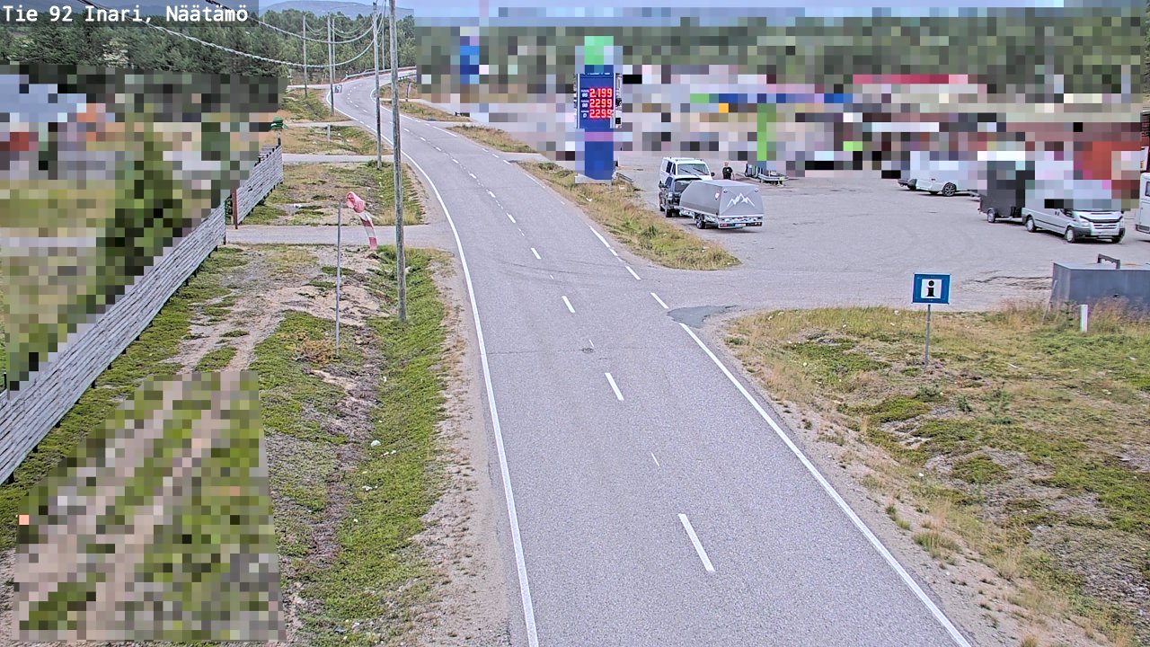 Kelikamerat Kuva Tie 92 Inari, Näätämö, Inari, Lappi