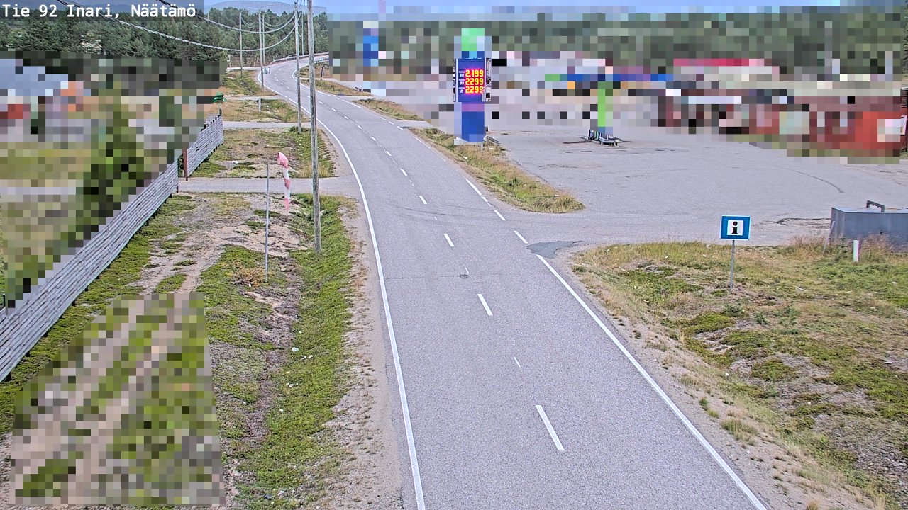 Kelikamerat Kuva Tie 92 Inari, Näätämö, Inari, Lappi