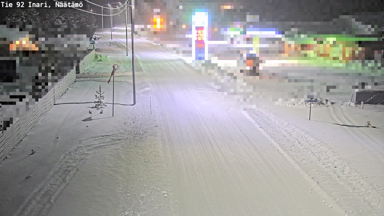 Weather Camera Image Road 92 Inari, Näätämö, Inari, Lappi