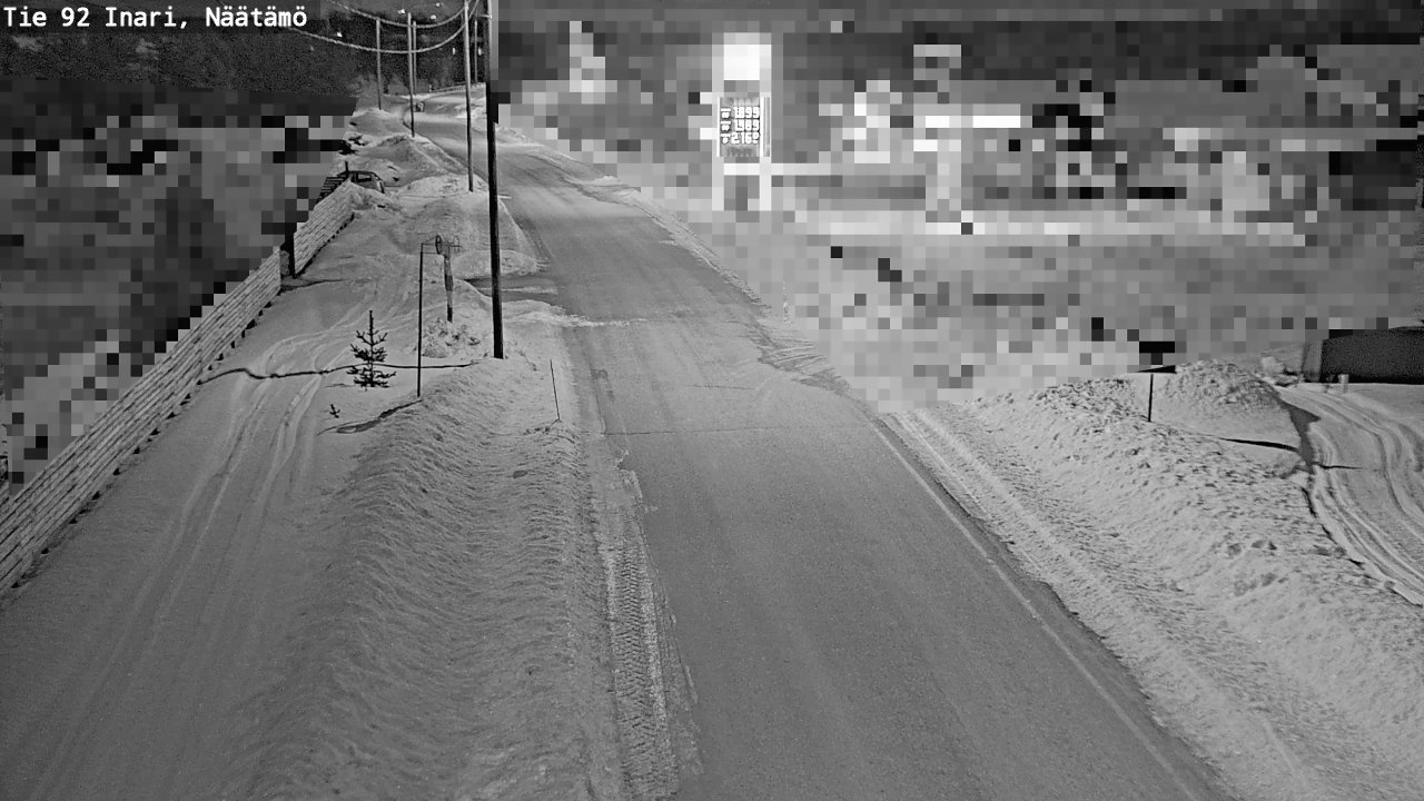 Kelikamerat Kuva Tie 92 Inari, Näätämö, Inari, Lappi