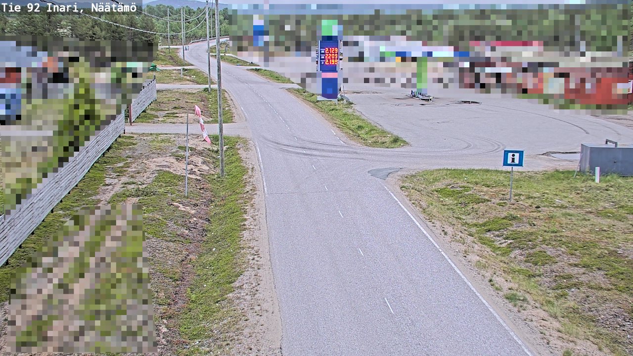 Kelikamerat Kuva Tie 92 Inari, Näätämö, Inari, Lappi