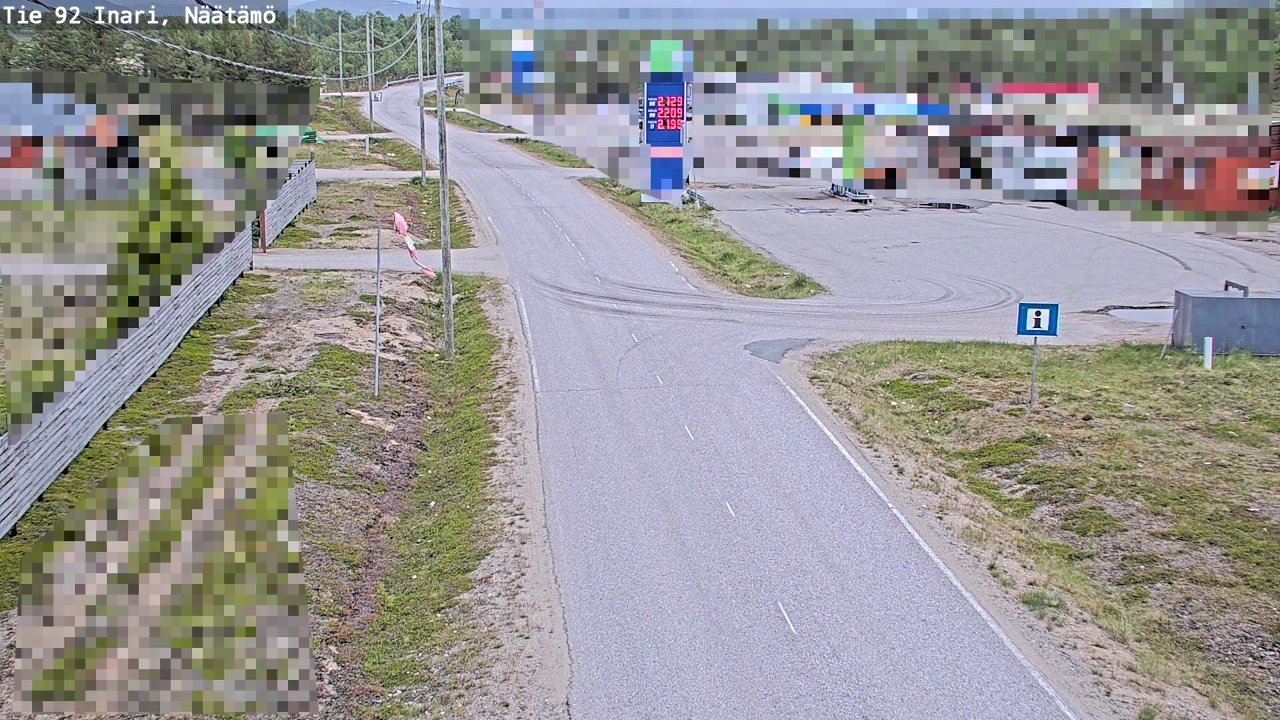 Kelikamerat Kuva Tie 92 Inari, Näätämö, Inari, Lappi
