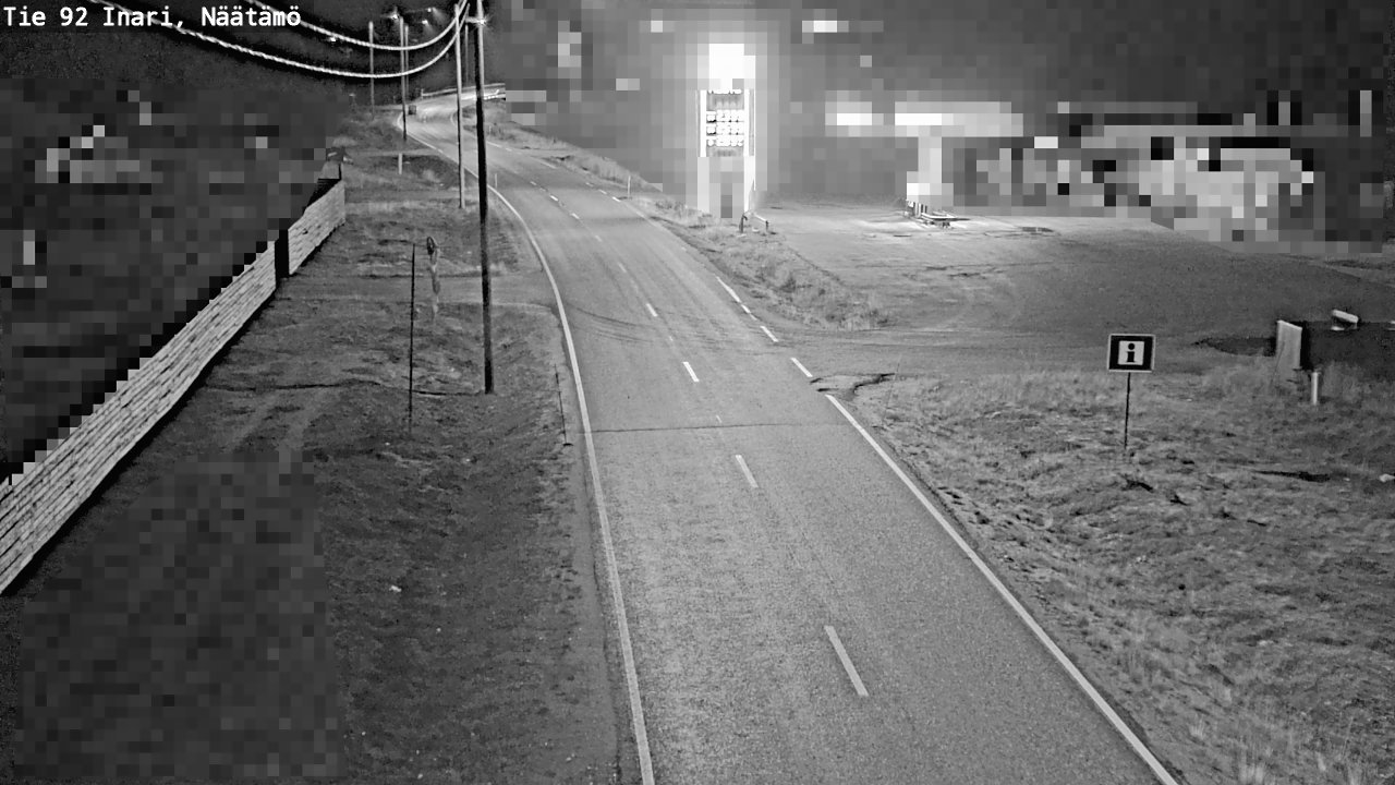 Kelikamerat Kuva Tie 92 Inari, Näätämö, Inari, Lappi