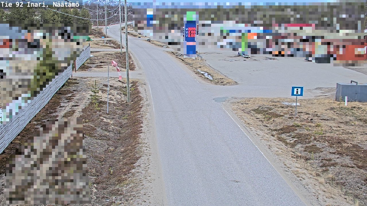 Kelikamerat Kuva Tie 92 Inari, Näätämö, Inari, Lappi